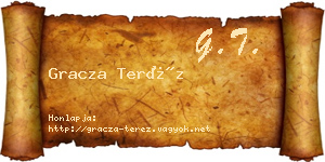 Gracza Teréz névjegykártya